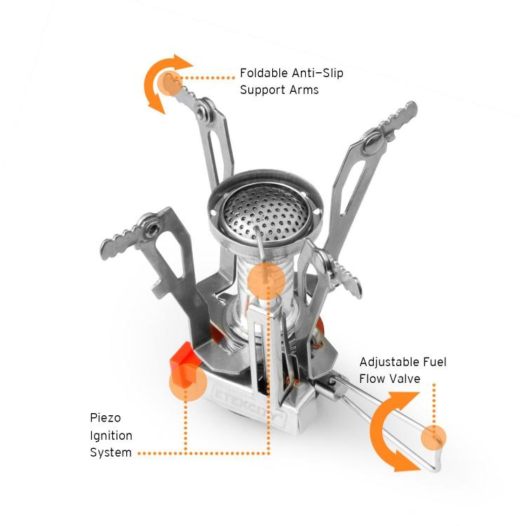 Etekcity Ultra Portable Camping Stove Connects Right To a Propane Tank