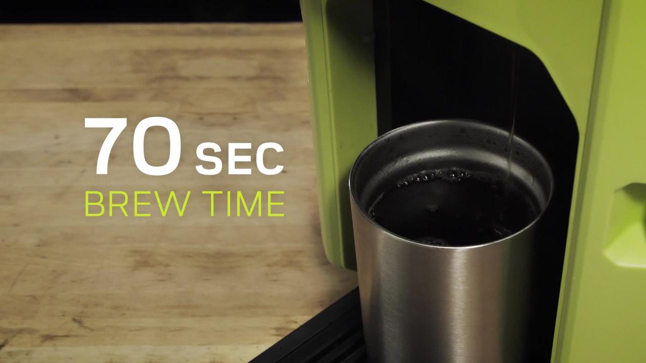 COFFEEBOXX Ultra-rugged outdoor coffee maker - Job site k-cup single-serve coffee maker