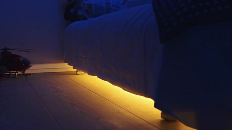 under bed night light