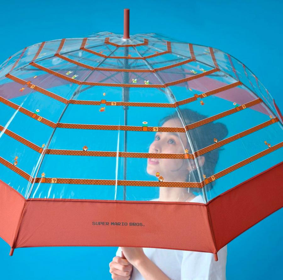 Geeky Nintendo Super Mario Bros Level Umbrella