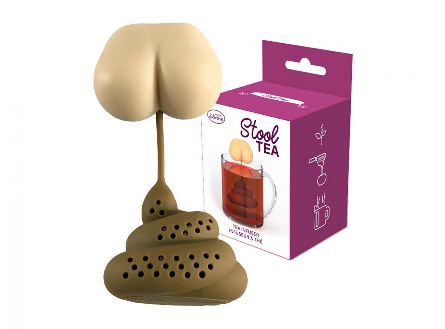 Poop Tea Infuser - Pooping Butt Funny Tea Infuser