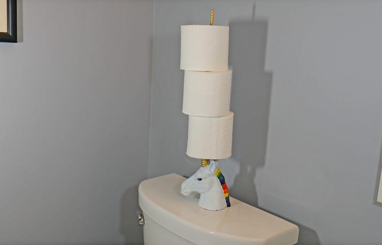 Unicorn Paper Towel Holder - Unicorn Toilet Paper Holder