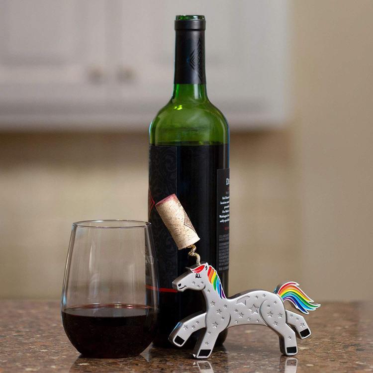 Unicorn wine bottle online holder