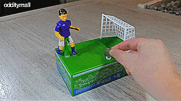 Soccer Kicking Coin Bank (Football)