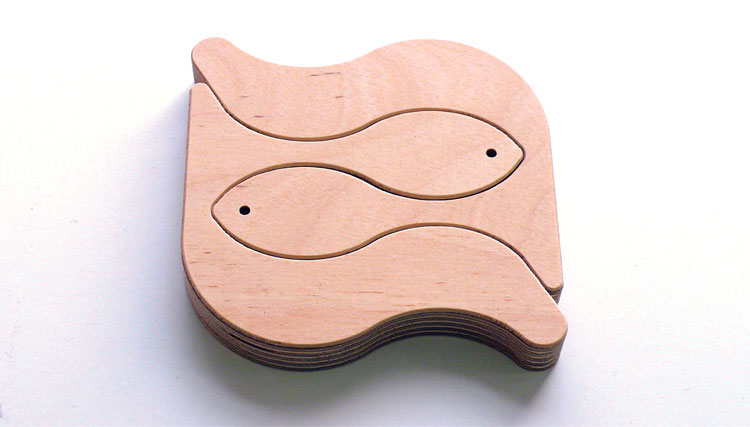 Unique Wooden Animal Puzzles For Babies - Fish
