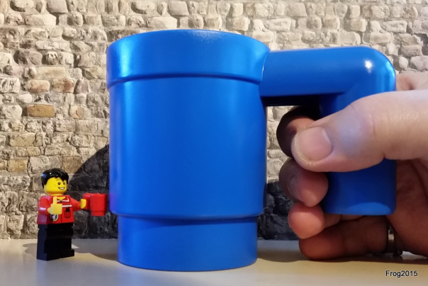 Upscaled Lego Coffee Mug - Blue