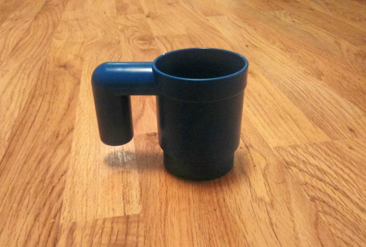 Upscaled Lego Coffee Mug - Blue