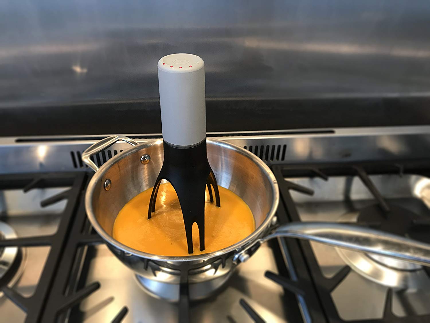 Automatic Pan Stirrer Demo  Our Culinary Team Tests Kitchen Gadgets 