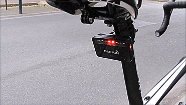 Garmin Varia Rearview Bicycle Radar - Bicycle gadget warns of card approaching behind you