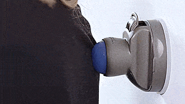 Vertiball Wall Mounted Back Massager - Portable Wall attached ball roller back massage tool
