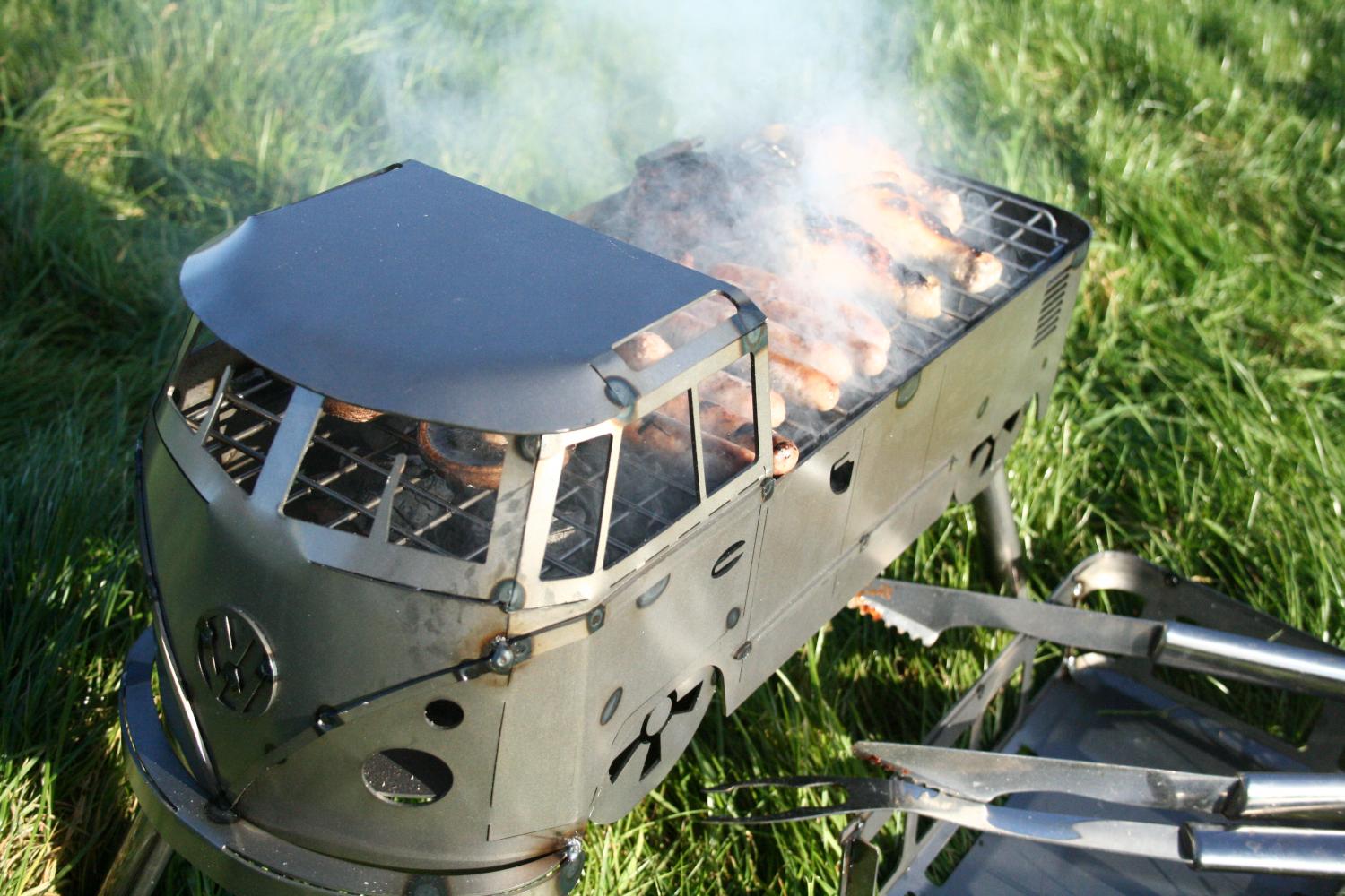 Bevise Bevidstløs bremse Volkswagen Hippy Bus Barbecue Grill