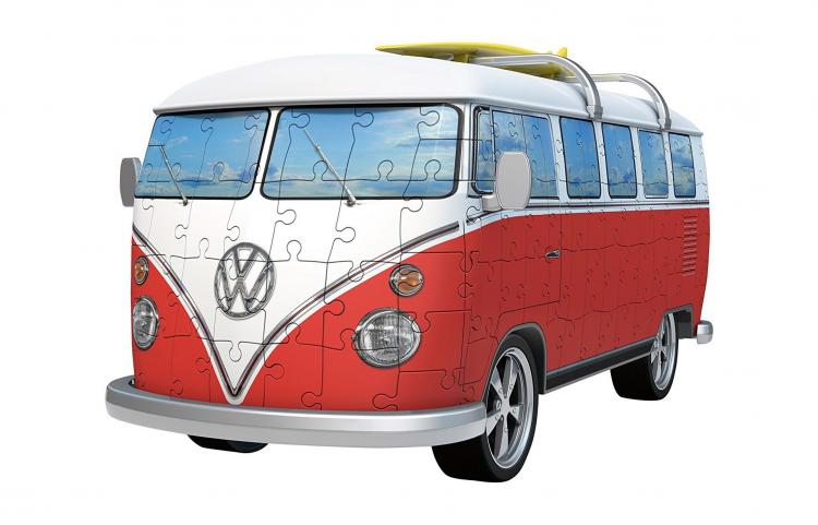 Volkswagen Camper Van 3D Puzzle - VW 3D Hippy Van Jigsaw Puzzle