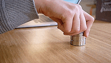 Vortecon Kinetic Spinning Desk Toy With Mesmerizing Motion - Spinning Fidget Desk Toy