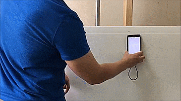 Wallabot Wall Sensor lets you see wires, studs, and pipes behind your walls - x-ray wall vision