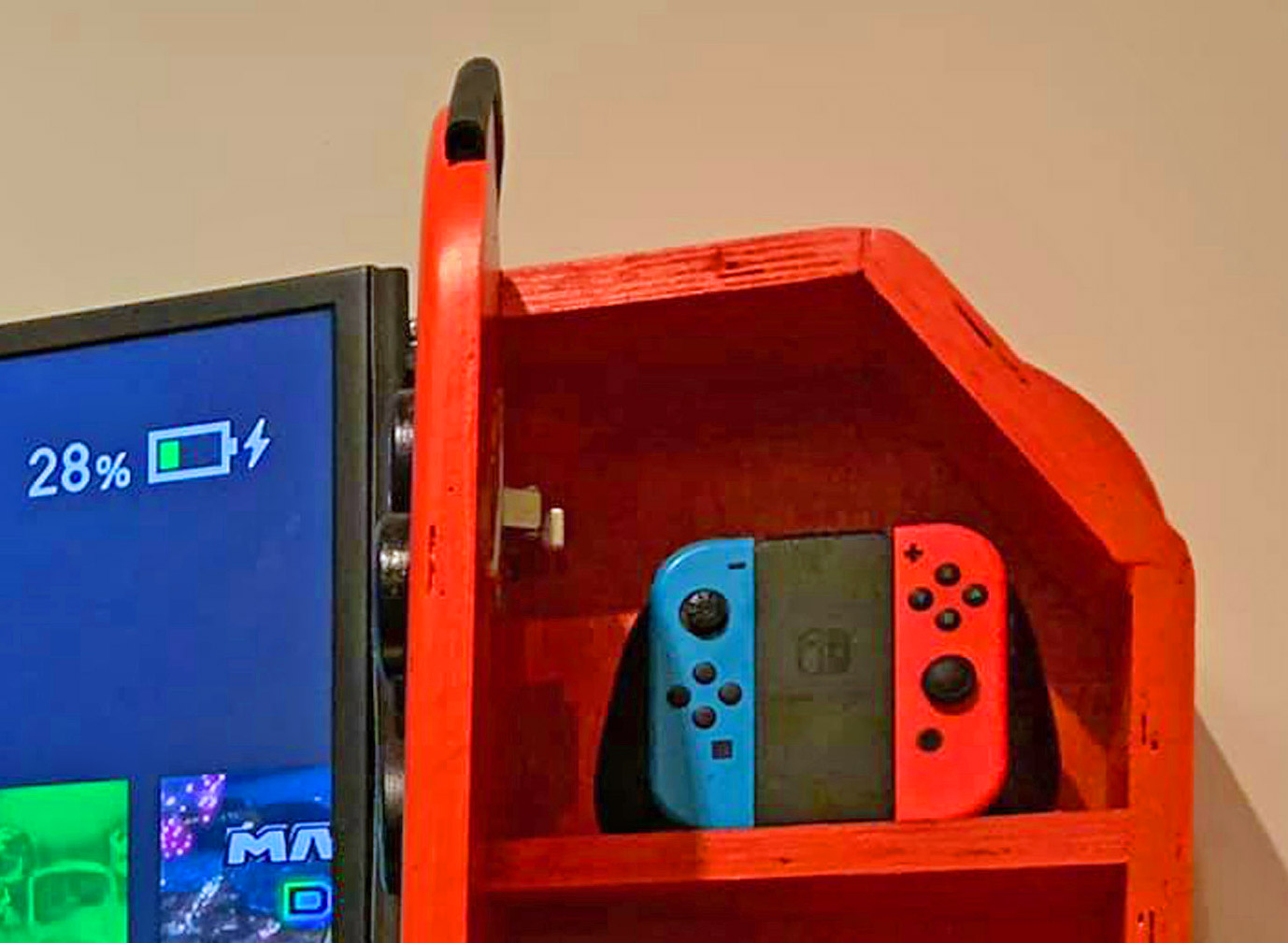 Nintendo switch best sale tv wall mount