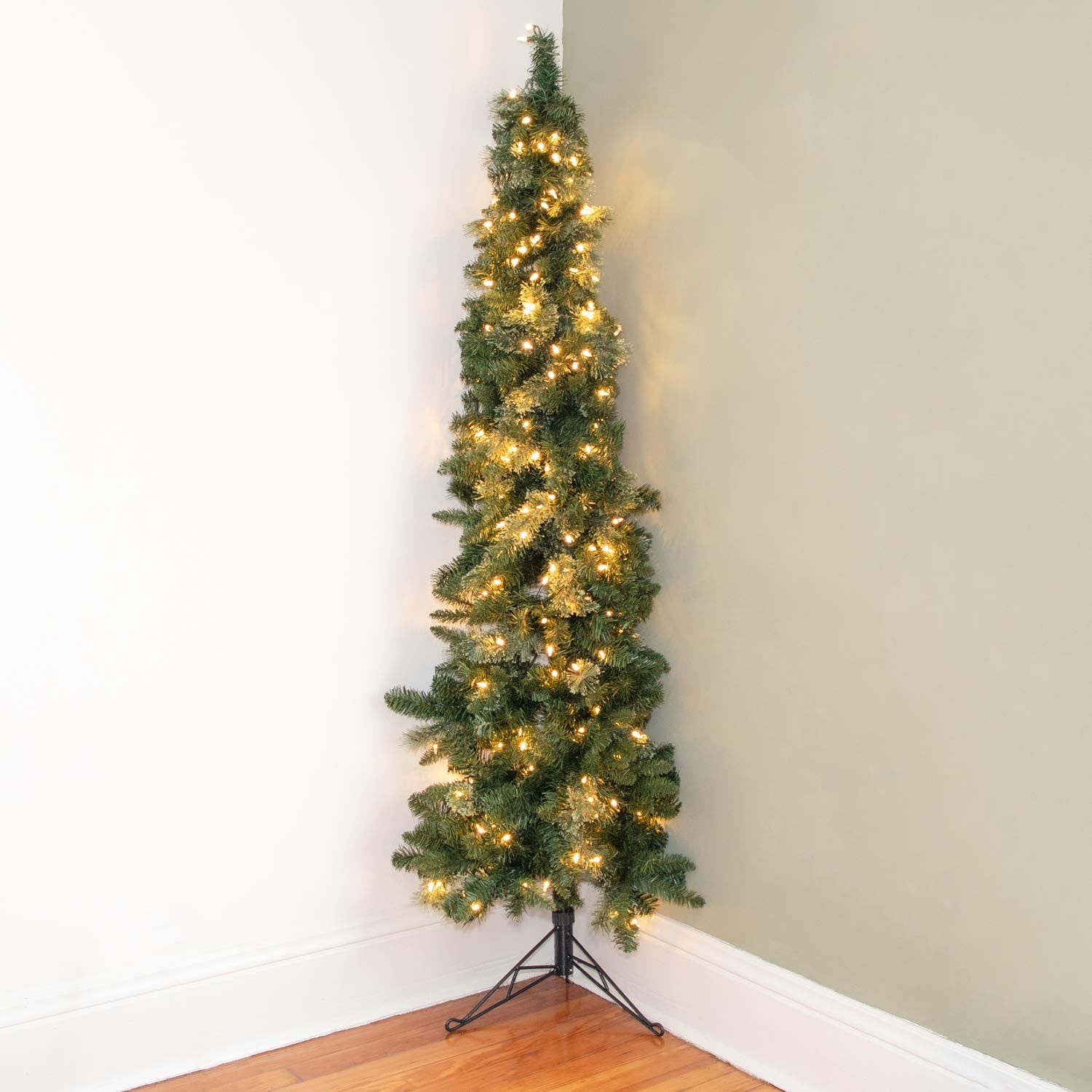 Flat Wall Mounted Christmas Trees Save Space In Smaller Homes