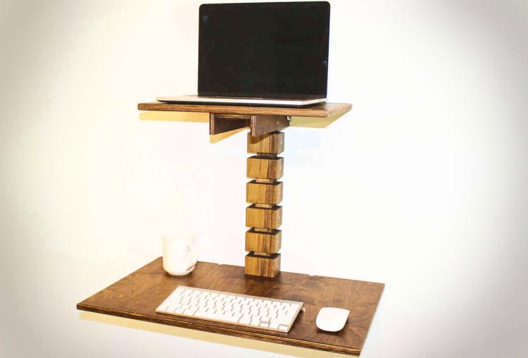 Wall Mounted Stand Up Desk