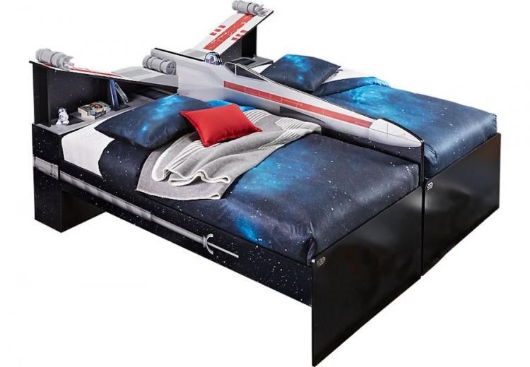 Star Wars X-Wing Bookcase Bed