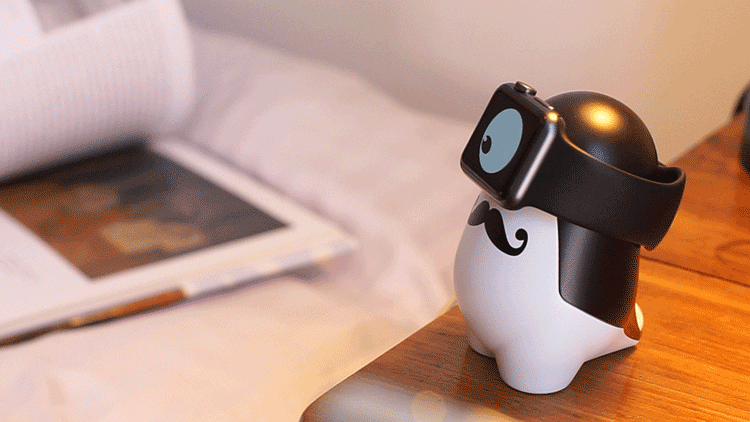 WATCHme Apple Watch Charger One Eyed Monster - GIF
