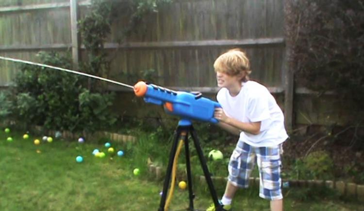 Water Cannon: A Giant Squirt Gun on a Tripod