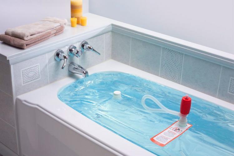 WaterBob Emergency Bathtub Water Storage - Store 100 gallons of emergency water in your bathtub