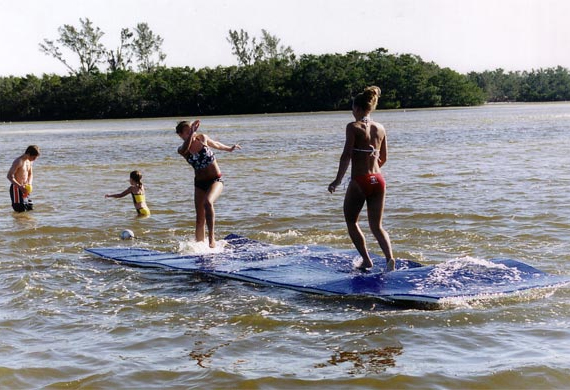 Water Mat Lets You Walk On Water