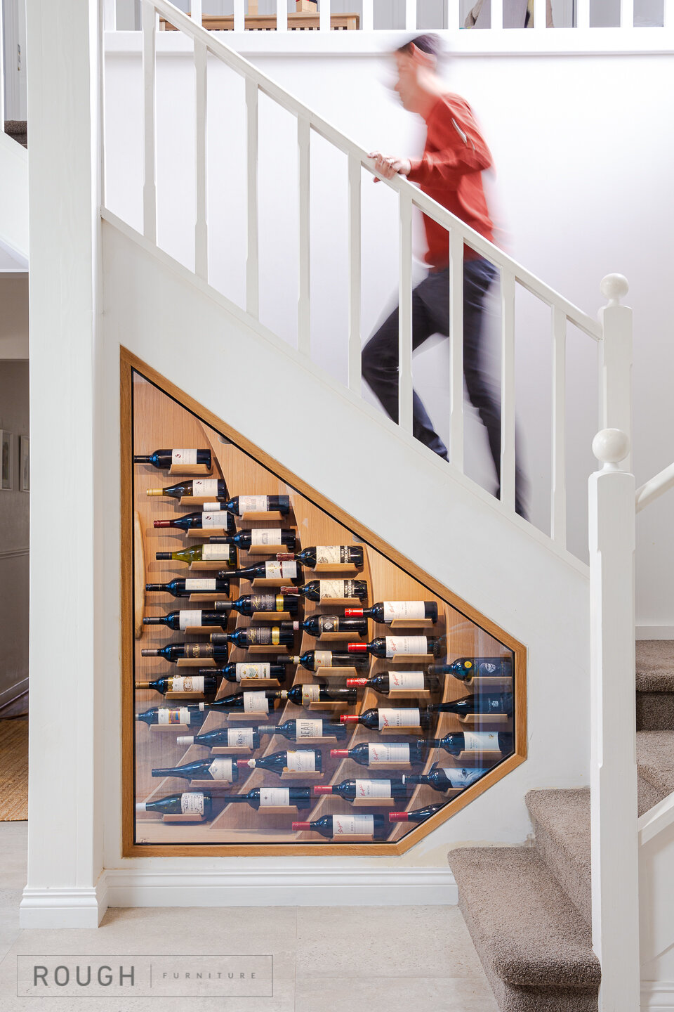 Staircase wine rack new arrivals