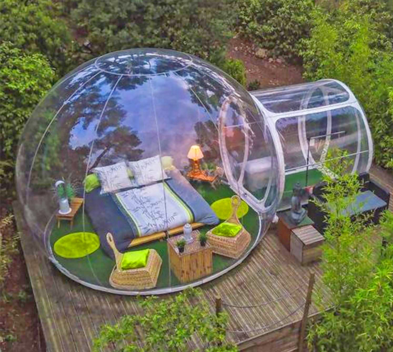 Transparent Bubble Tent Lets You View The Stars While Falling Asleep