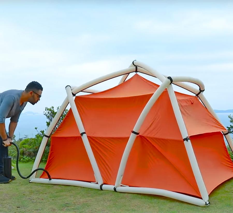TentTube Inflatable Tent Sets Up In Seconds