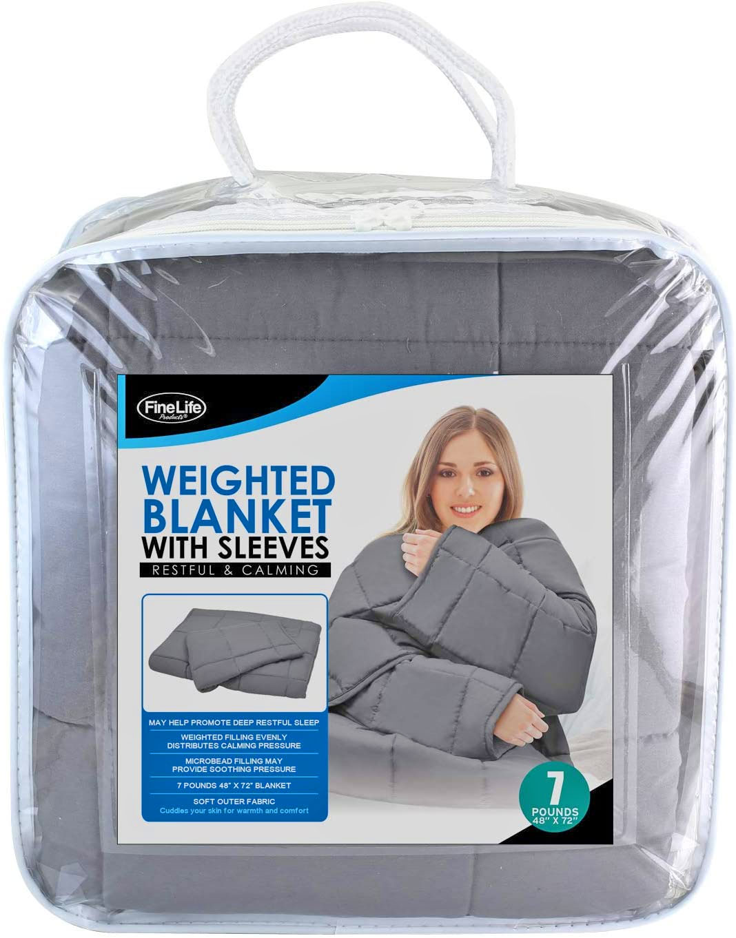 Weighted Blanket with Sleeves - Snuggie Weighted Blanket