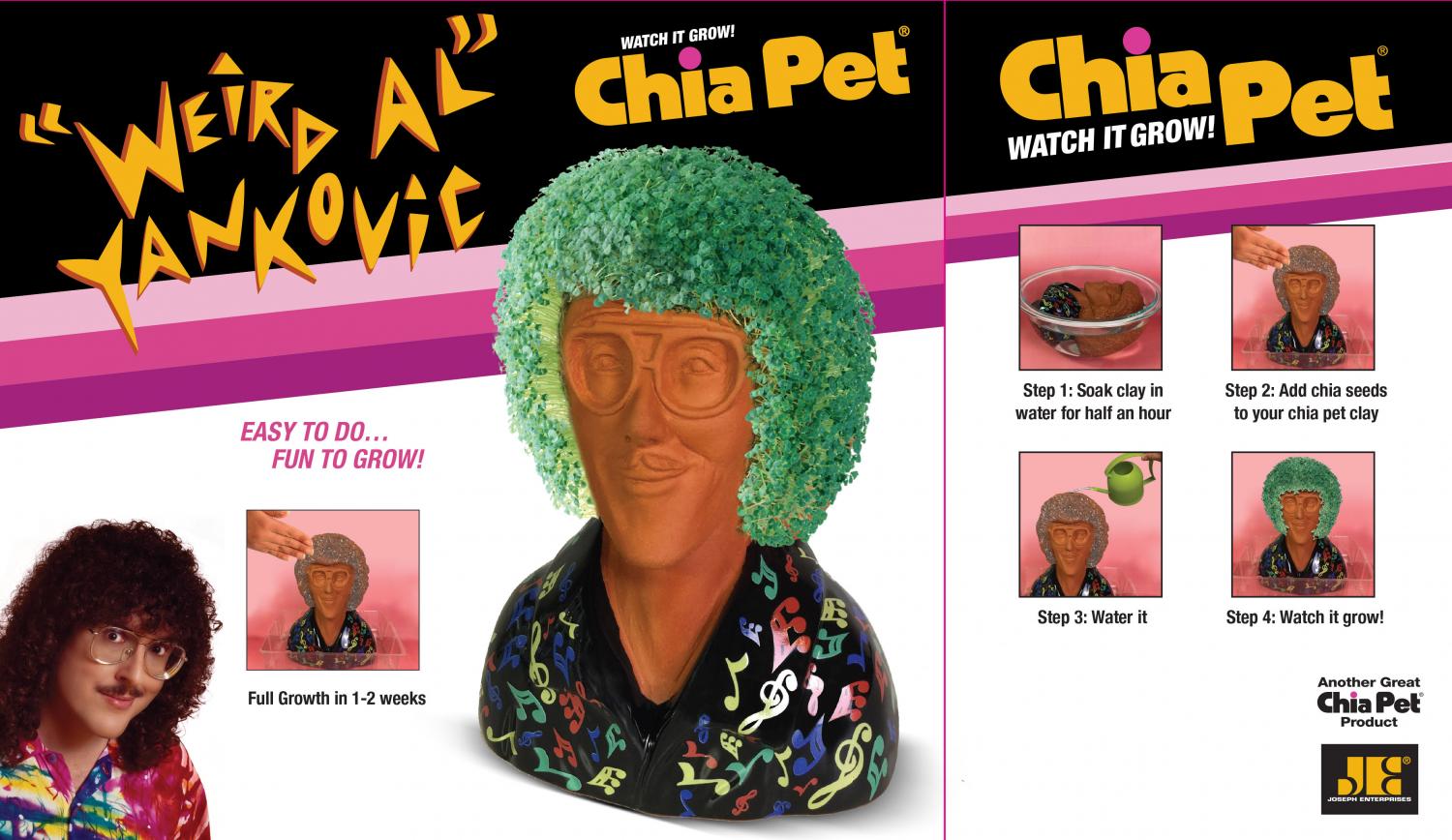 Weird Al Yankovic Chia Pet