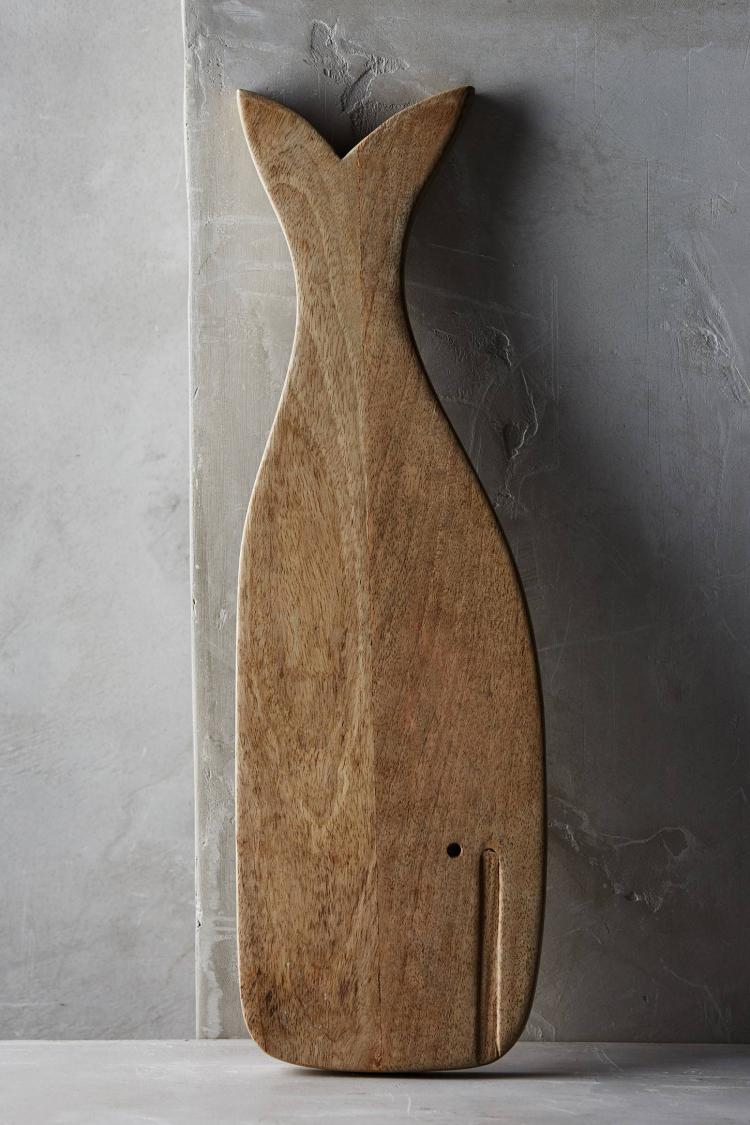 Wooden Whale Cutting Board