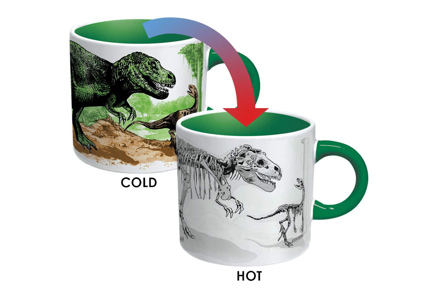 Funny T-Rex Coffee Mugs - Funny Dinosaur coffee mugs
