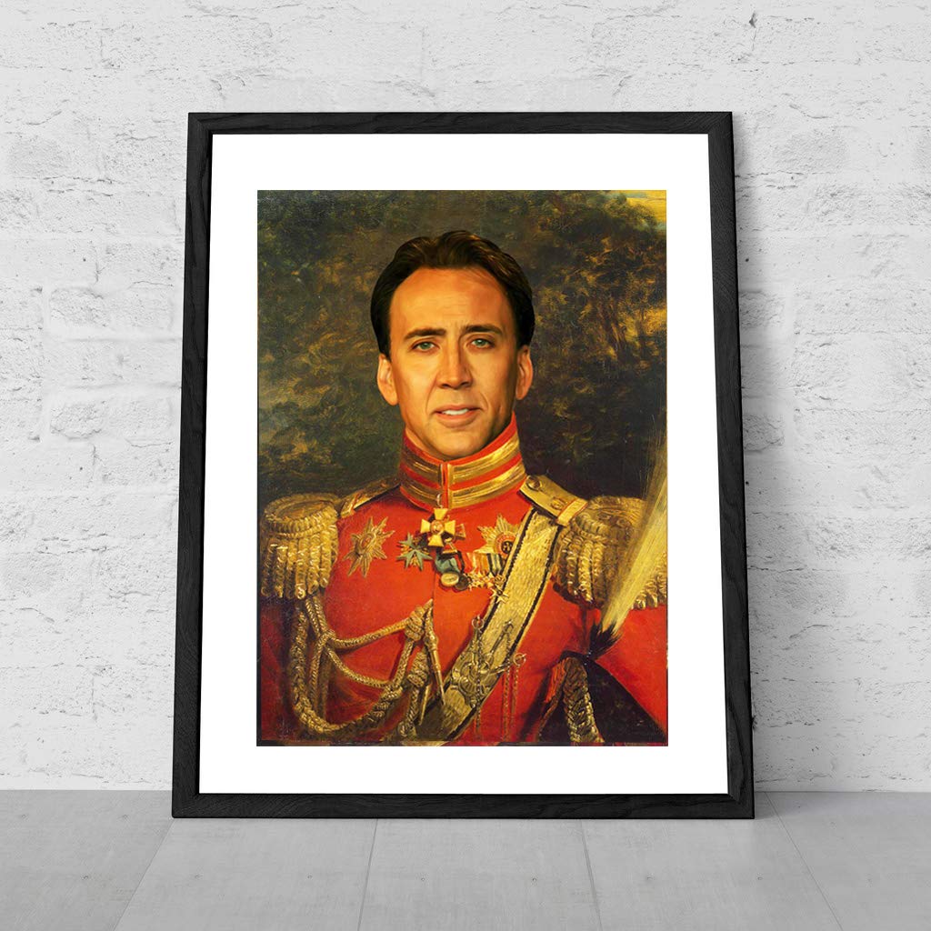 Nicolas Cage Painting as Civil War General