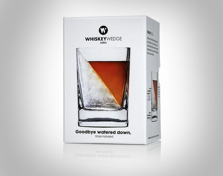 Whiskey Wedge Ice Glass