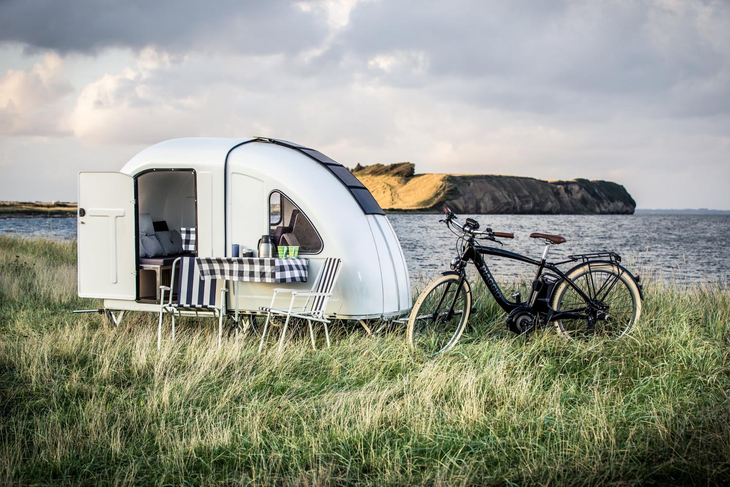 You Can Now Get A Mini Camper Trailer Thats Towed With Your Bicycle