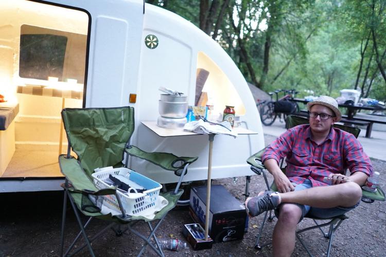 You Can Now Get A Mini Camper Trailer Thats Towed With Your Bicycle