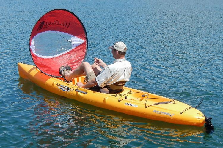 windpaddle: a foldable kayak sail