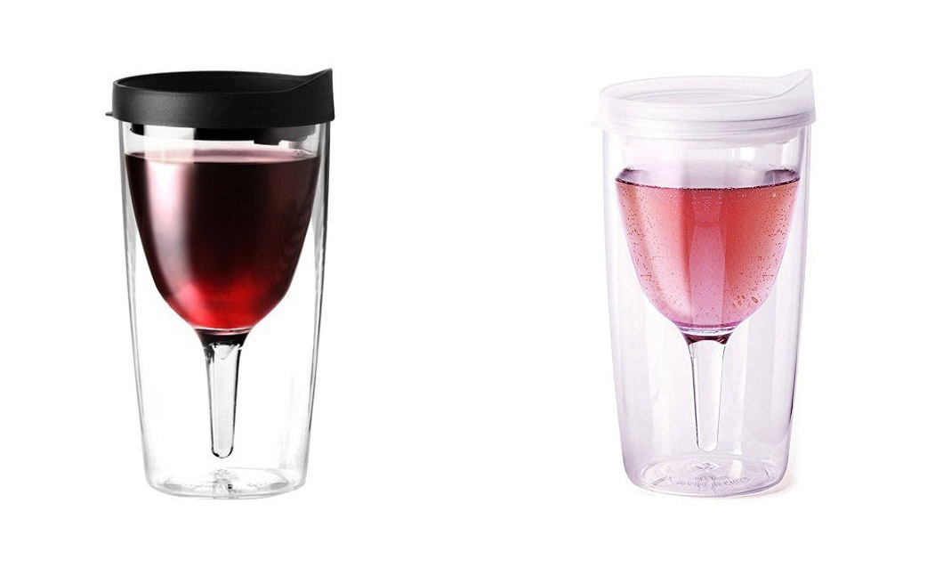 Vino2Go Wine Glass Sippy Cup For Drinking Wine On The Go