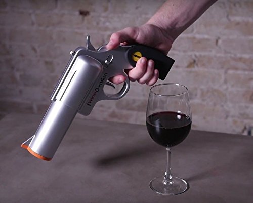 Wine Gun - Pull the trigger to open wine bottle - corkscrew wine gun