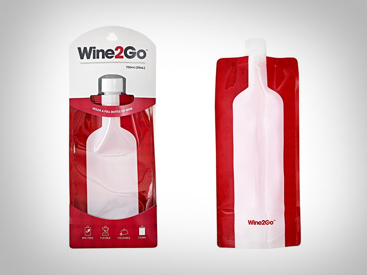 Wine2Go: A Foldable Wine Flask