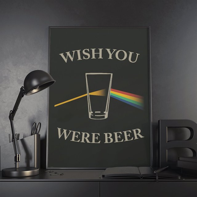 Wish You Were Beer Print