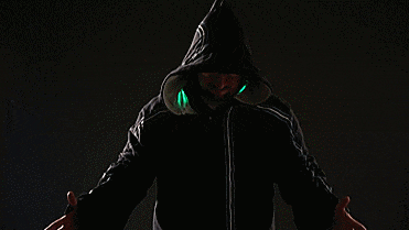 Wizard Hoodie - Cast Spells With Light and Sound Effects - GIF
