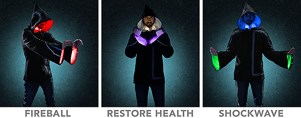 Wizard Hoodie - Cast Spells With Light and Sound Effects