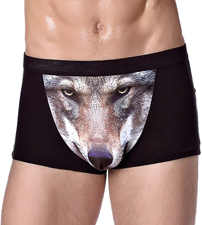 Make Your Junk Look Truly Wild With Wolf Print Underwear - Maxim