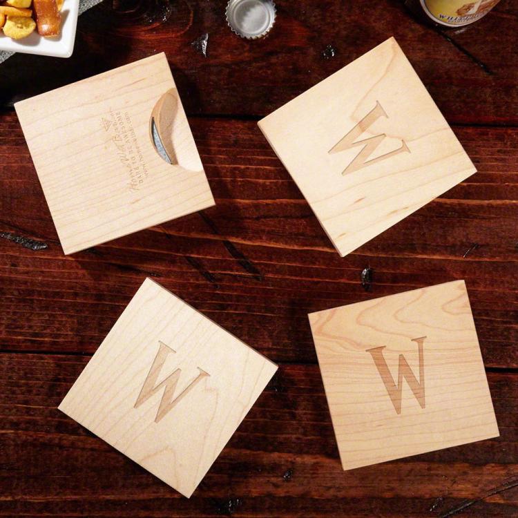 Wooden Bottle Opener Coasters