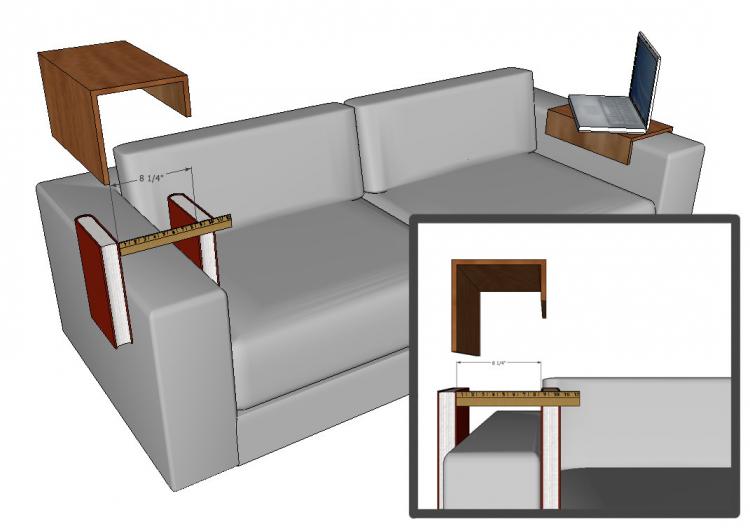 Couch Arm Table - VisualHunt