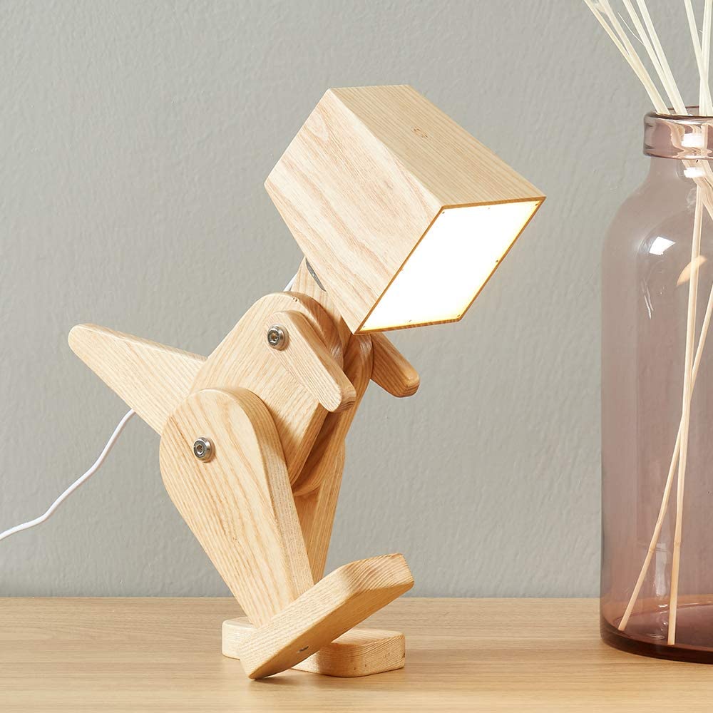 dinosaur lamp wood