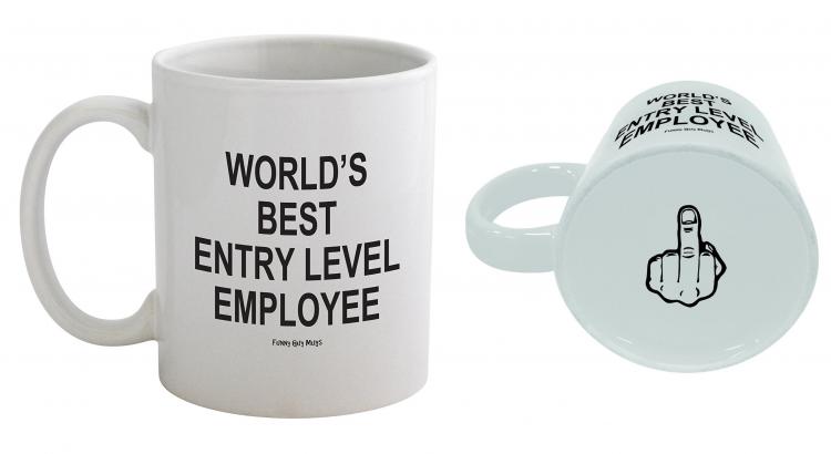 World's Best Entry Level Employee Mug - Best funny office mug
