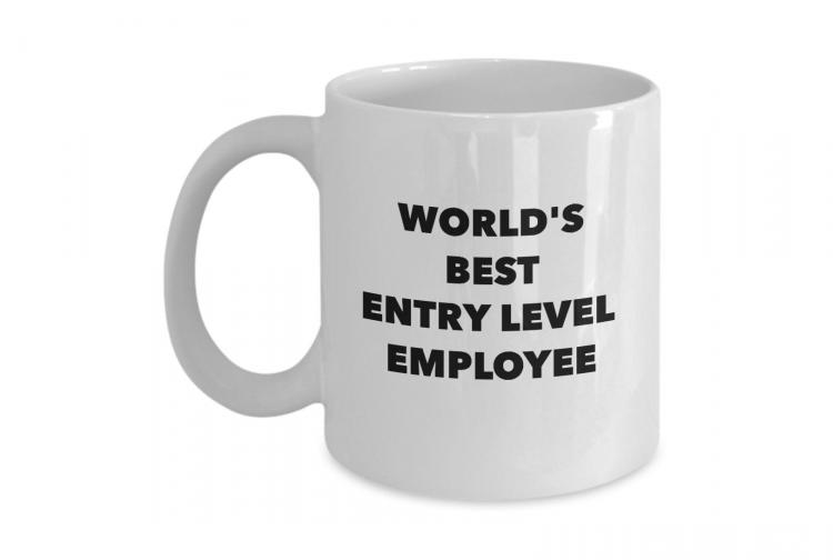 World's Best Entry Level Employee Mug - Best funny office mug